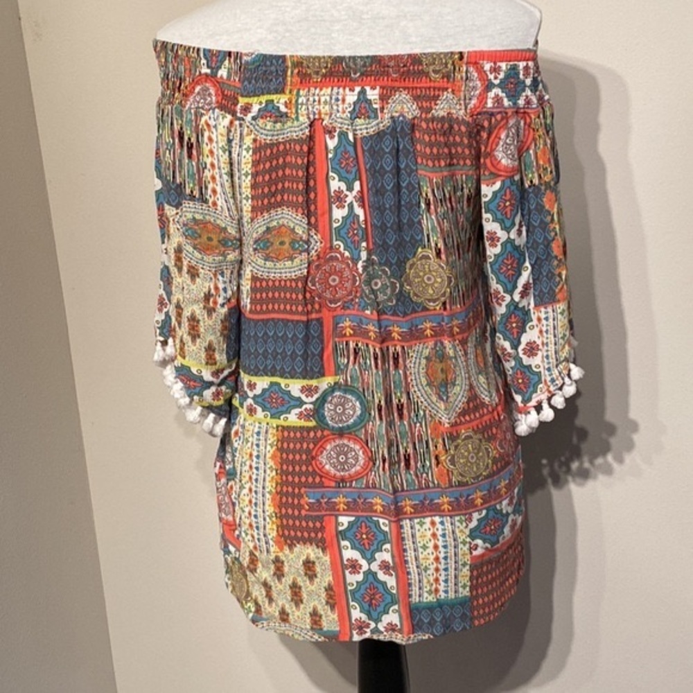 Soft Surroundings Playful Patchwork Multi Colored… - image 7